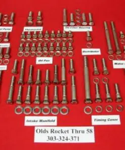 1958 & Older Oldsmobile Olds Rocket Stainless Steel Engine Allen Bolt Kit