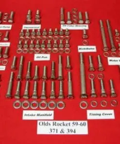 1959-1960 Oldsmobile Olds Rocket Stainless Steel Engine Allen Bolt Kit