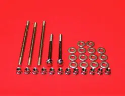 1982-95 Harley EVO Big Twin Show Polished Grade 8 ARP Stainless Case Bolt Kit