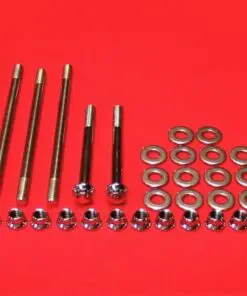 1982-1995 Harley FXR Touring EVO Big Twin Polished Grade 8 ARP Stainless Case Bolt/Stud Kit