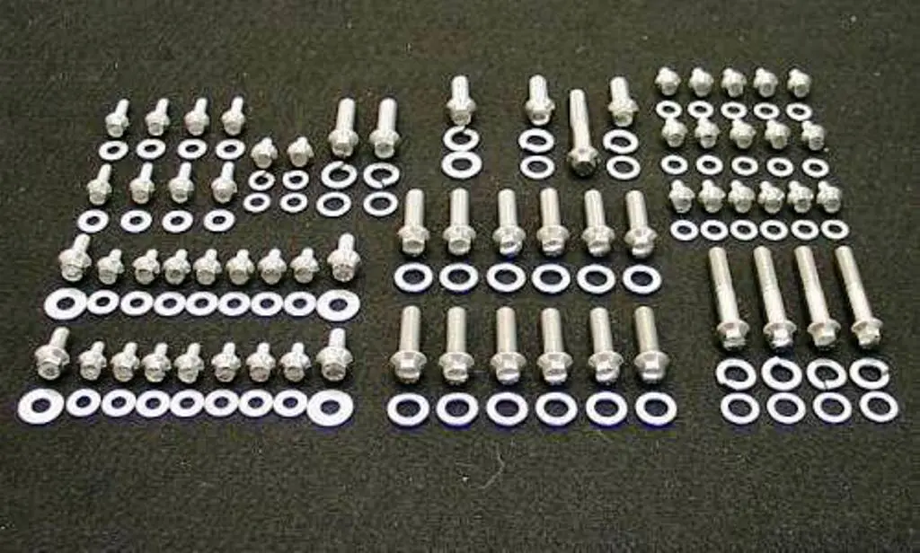 BIG BLOCK CHEVY BBC 396 402 427 454 Grade 8 Stainless Steel ARP Engine Bolt Kit