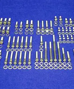 Small Block Ford SBF 260 289 302 Stainless Steel Engine Allen Bolt Kit (D)
