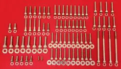 2017 & Up FLH-FLT Touring Ultra Road King Street Glide Road Glide Milwaukee 8 Polished Stainless Allen Bolt Kit