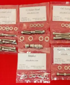 Ducati 1960-1966 Bronco 125 Polished Stainless Steel Engine Bolt Kit Set