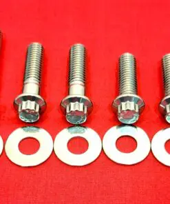 2017 & Up FLH-FLT Touring Ultra Road King Street Glide Road Glide Polished Grade 8 ARP Milwaukee 8 Engine Mount Bolt Kit
