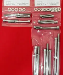 HONDA 1967-1969 CL125A SS125A CRANKCASE Halves Polished Stainless Steel Engine Bolt Kit Set