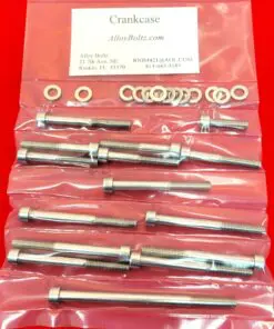 YAMAHA 1968-1973 DT1 DT2 DT3 CRANKCASE Halves Polished Stainless Steel Bolt Kit Set