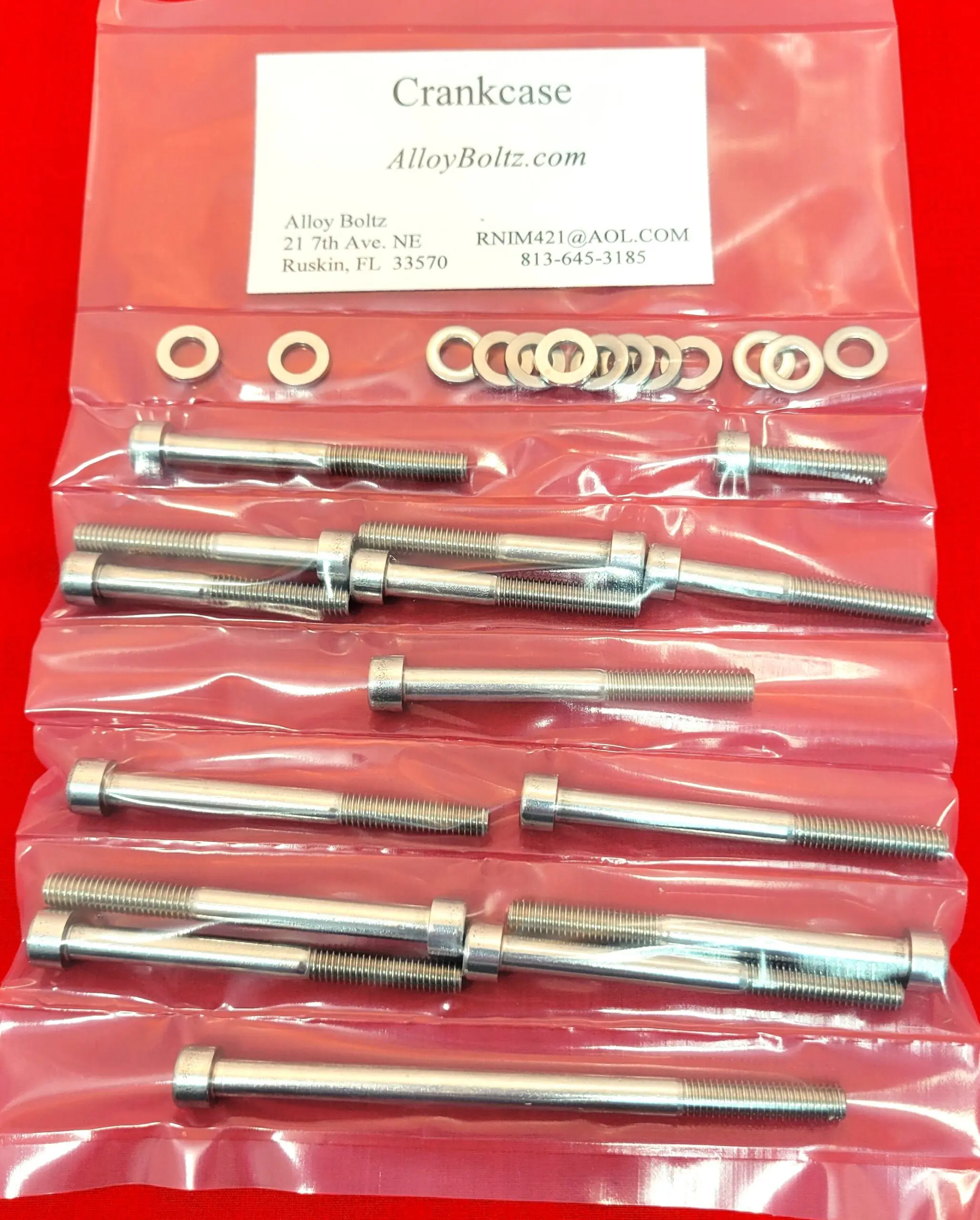 YAMAHA 1968-1973 DT1 DT2 DT3 CRANKCASE Halves Polished Stainless Steel Bolt Kit Set