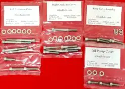 YAMAHA 1972-1973 AT2 CT2 AT3 CT3 1974-1977 DT125 Polished Stainless Steel Engine Bolt Kit Set