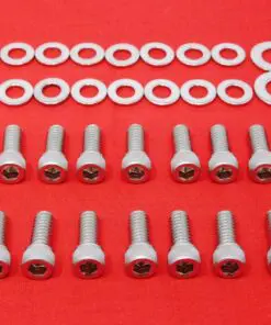 SBC Small Block Chevy 283 305 307 327 350 400 Oil Pan Stainless Steel Allen Bolt Kit Set