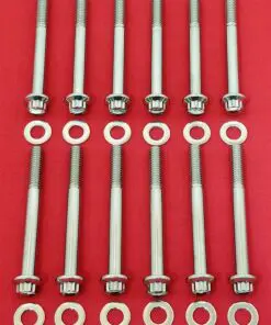 2017 & Up Touring Polished Grade 8 ARP Stainless Milwaukee 8 Case Bolt Kit