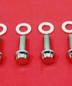 Honda TRX300EX ARP 12pt High Strength Stainless Foot Peg Bolt Kit