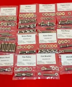 FORD 240 300 In-Line 6 Cylinder Stainless Steel Engine Hex Bolt Kit