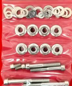Yamaha YFZ350 Banshee Polished Stainless Steel Crankcase Halves Bolt Kit