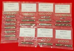 SUZUKI 1996-2000 RM250 Polished Stainless Steel Engine Bolt Kit Set