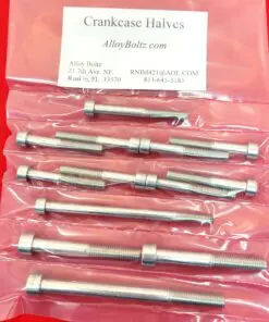 YAMAHA 1998-2016 XVS650 V STAR 650 CRANKCASE Halves Polished Stainless Steel Bolt Kit Set