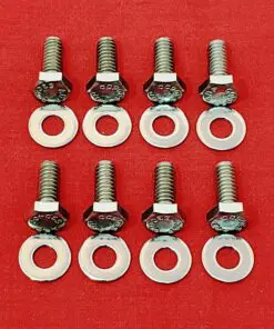 SBC Small Block Chevy 283 305 307 327 350 400 Valve Cover Stainless Steel Hex Bolt Kit Set