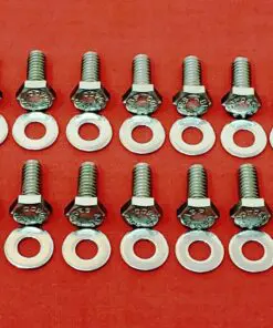 SBC Small Block Chevy 283 305 307 327 350 400 Oil Pan Stainless Steel Hex Bolt Kit Set
