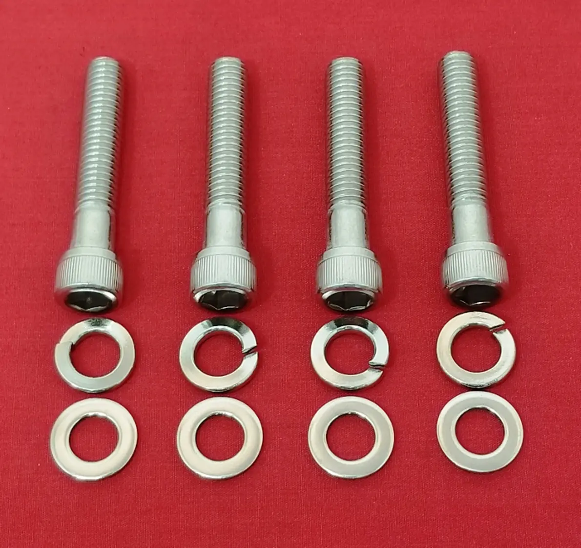 Big & Small Block Chevy 283 305 327 350 400 394 454 Long Water Pump 2″ Stainless Allen Bolt Kit Set