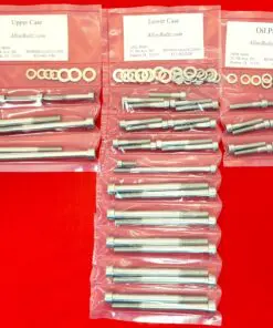 HONDA CB500 CB550 CRANKCASE Halves Oil Pan Polished Stainless Steel Bolt Kit Set