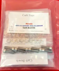 HONDA CB500 CB550 CRANKCASE Halves Oil Pan Polished Stainless Steel Bolt Kit Set - Image 4