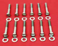 SBF Small Block Ford 260 289 302 5.0l 351W Intake Manifold Stainless Hex Bolt Kit