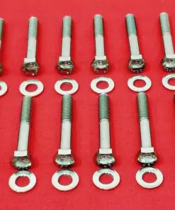 SBF Small Block Ford 260 289 302 5.0l 351W Intake Manifold Stainless Hex Bolt Kit
