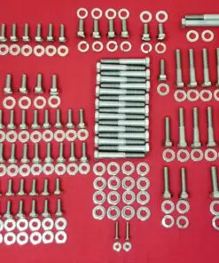 Ford 351 Windsor 351W TPI EFI Stainless Steel Engine Hex Bolt Kit Set