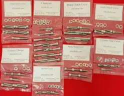 2004-2007 KTM 300 KTM300 Polished Stainless Steel Engine Bolt Kit Set