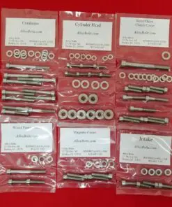 YAMAHA 2002 & UP YZ85 Polished Stainless Steel Engine Bolt Kit Set