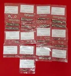 HONDA 1966-1979 CT90 Polished Stainless Steel Engine Bolt Kit Set
