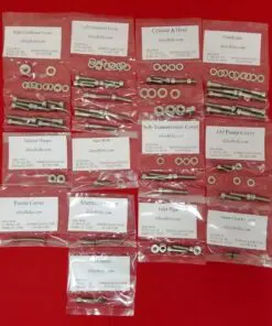 HONDA 1966-1979 CT90 Polished Stainless Steel Engine Bolt Kit Set