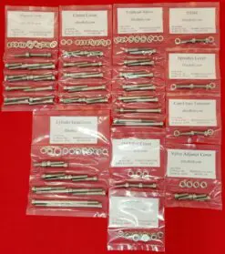 SUZUKI 1990-1999 DR350 DR350SE Polished Stainless Steel Engine Bolt Kit Set