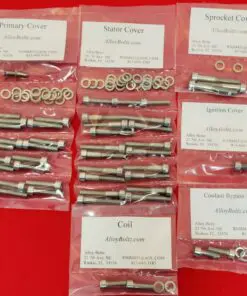 INDIAN 2019 & UP FTR1200 Polished Stainless Steel Engine Bolt Kit Set