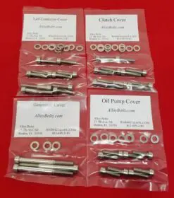 YAMAHA 1981-1983 XJ750 MAXIM & SECA Polished Stainless Steel Engine Bolt Kit Set