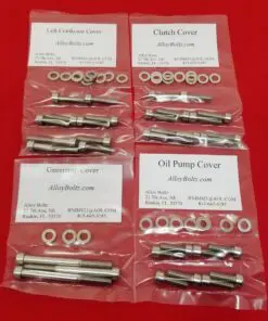 YAMAHA 1981-1983 XJ750 MAXIM & SECA Polished Stainless Steel Engine Bolt Kit Set