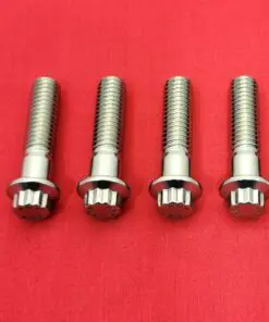 1999 & Up Polished Handlebar Clamp ARP 12 pt. Bolt Kit