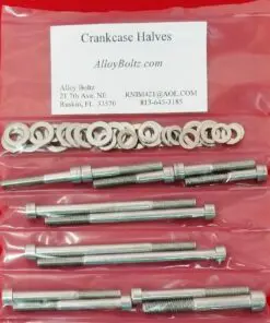 YAMAHA 1974-1977 DT125 CRANKCASE Halves Polished Stainless Steel Bolt Kit Set