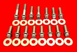 2018 & Up Softail Polished Grade 8 ARP Milwaukee 8 Engine Mount Bolt Kit