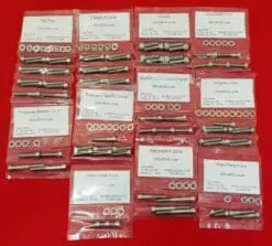 SUZUKI 1999-2007 GSX1300R HAYABUSA Polished Stainless Steel Engine Bolt Kit Set