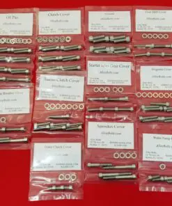 SUZUKI 1999-2007 GSX1300R HAYABUSA Polished Stainless Steel Engine Bolt Kit Set