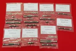 SUZUKI 2004 & UP DR-Z400 Polished Stainless Steel Engine Bolt Kit Set