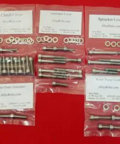 SUZUKI 2006-2018 GSX600R GSX-R600 Polished Stainless Steel Engine Bolt Kit Set