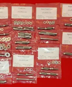 SUZUKI 2001-2008 RM125 Polished Stainless Steel Engine Bolt Kit Set