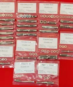 Honda 2008-2009 TRX700XX Polished Stainless Steel Engine Only Bolt Kit