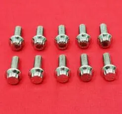 1984 & Up Show Polished Grade 8 ARP Stainless Dual Front Brake Rotor Bolt Kit