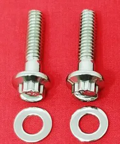 1983-1985 KXT250 Tecate 3 Polished ARP 12pt High Strength Stainless Foot Peg Pivot Bolt kit
