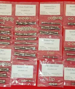 SUZUKI 1980-1983 GS450 Polished Stainless Steel Engine Bolt Kit Set