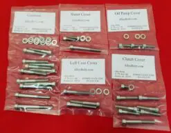 YAMAHA 1970-1973 HT1 LT2 LT3 LTMX Polished Stainless Steel Engine Bolt Kit Set