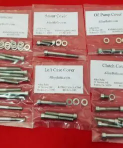 YAMAHA 1970-1973 HT1 LT2 LT3 LTMX Polished Stainless Steel Engine Bolt Kit Set